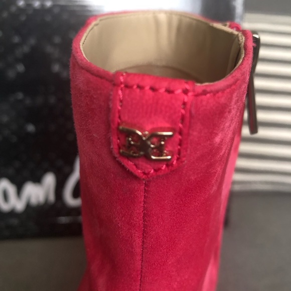 New in box- Sam Edelman Pink Lizzo booties; size 6 - Picture 6 of 8